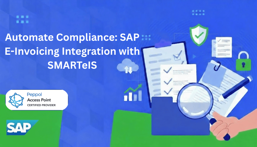 SAP e-invoicing process integration in UAE using SMARTeIS, an FTA-approved solution for seamless and compliant invoicing in SAP.
